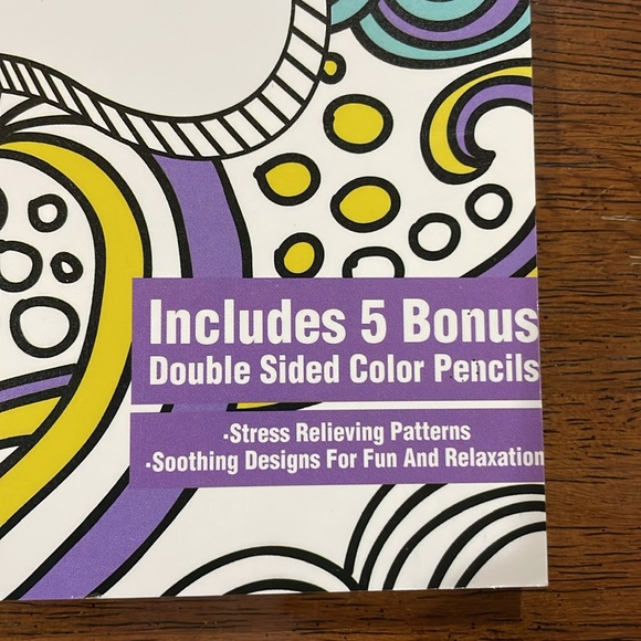 Creative Charm Coloring Book Adults Stress Relief - Picture 4 of 9